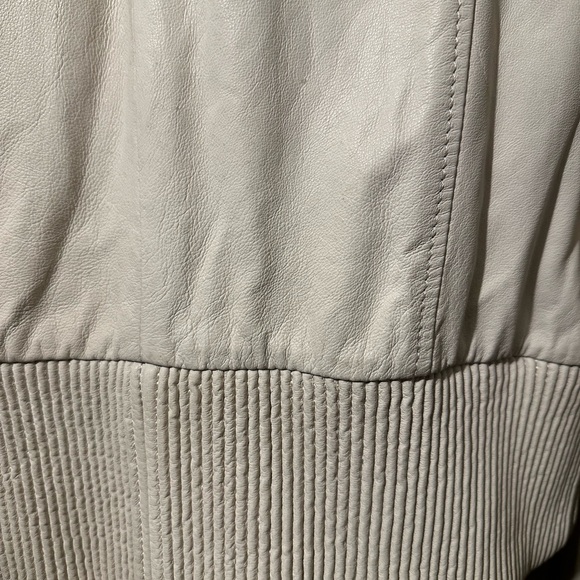DANIER WOMENS, Small, Crème, Genuine Leather, Jacket - Picture 12 of 16